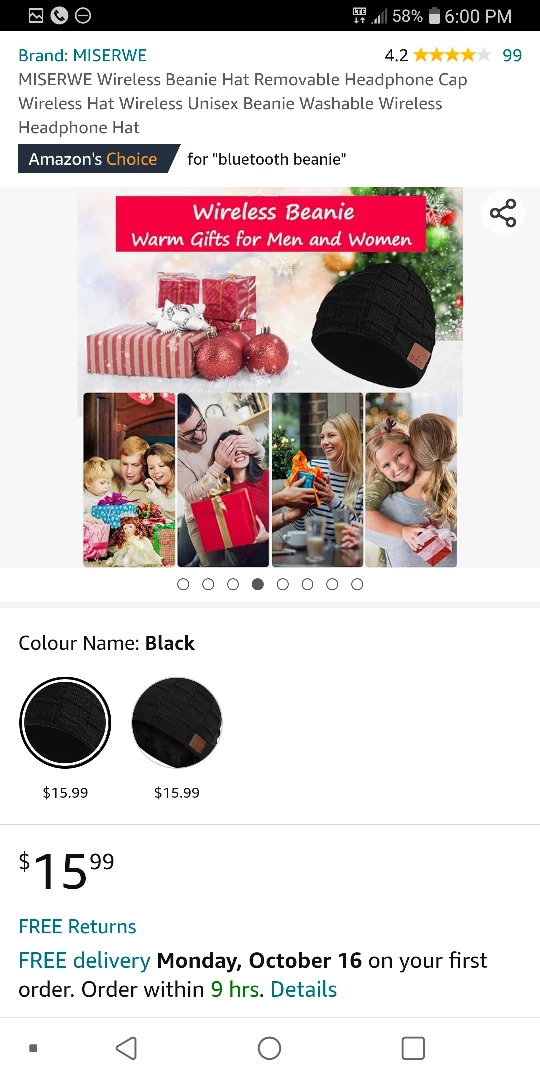 NEW!    MISERWE Wireless Beanie Hat - photo 4