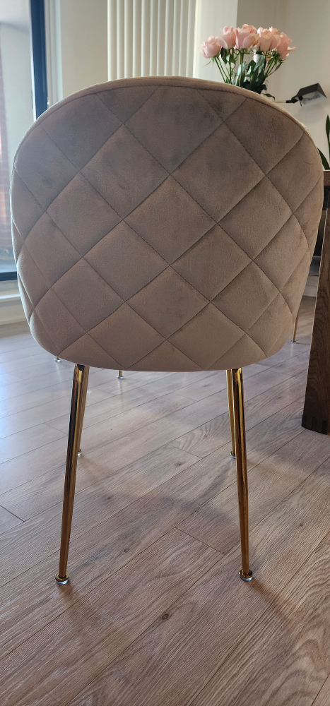 BRANSON - Beige Fabric Dining Chair (set of 4) - photo 2
