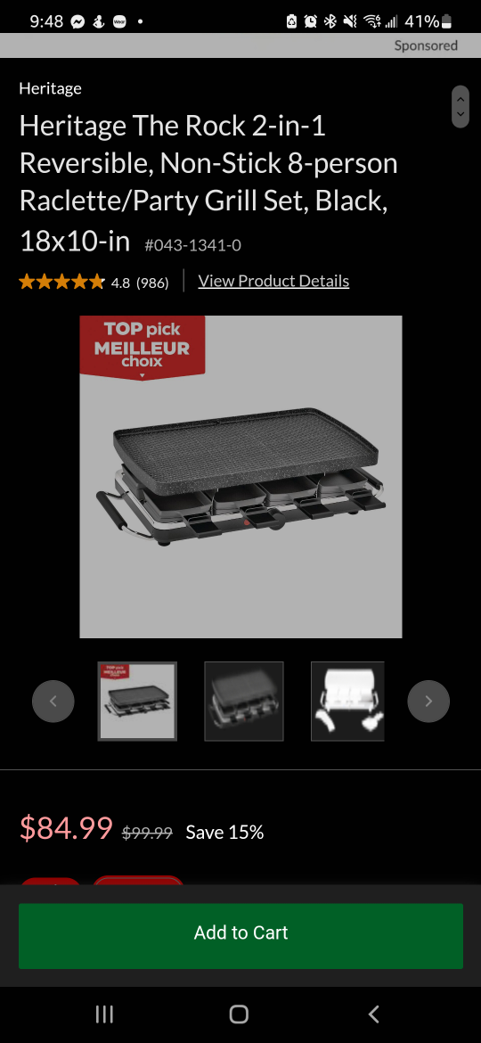 Heritage party grill set - photo 3