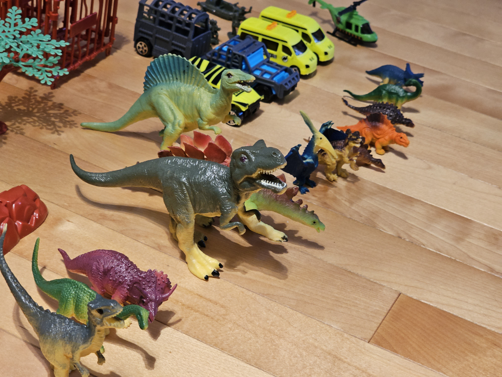 Dinosaur Toy Set with map - photo 3