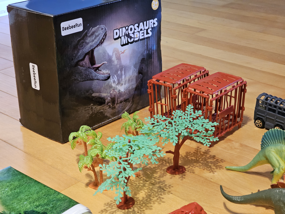 Dinosaur Toy Set with map - photo 4
