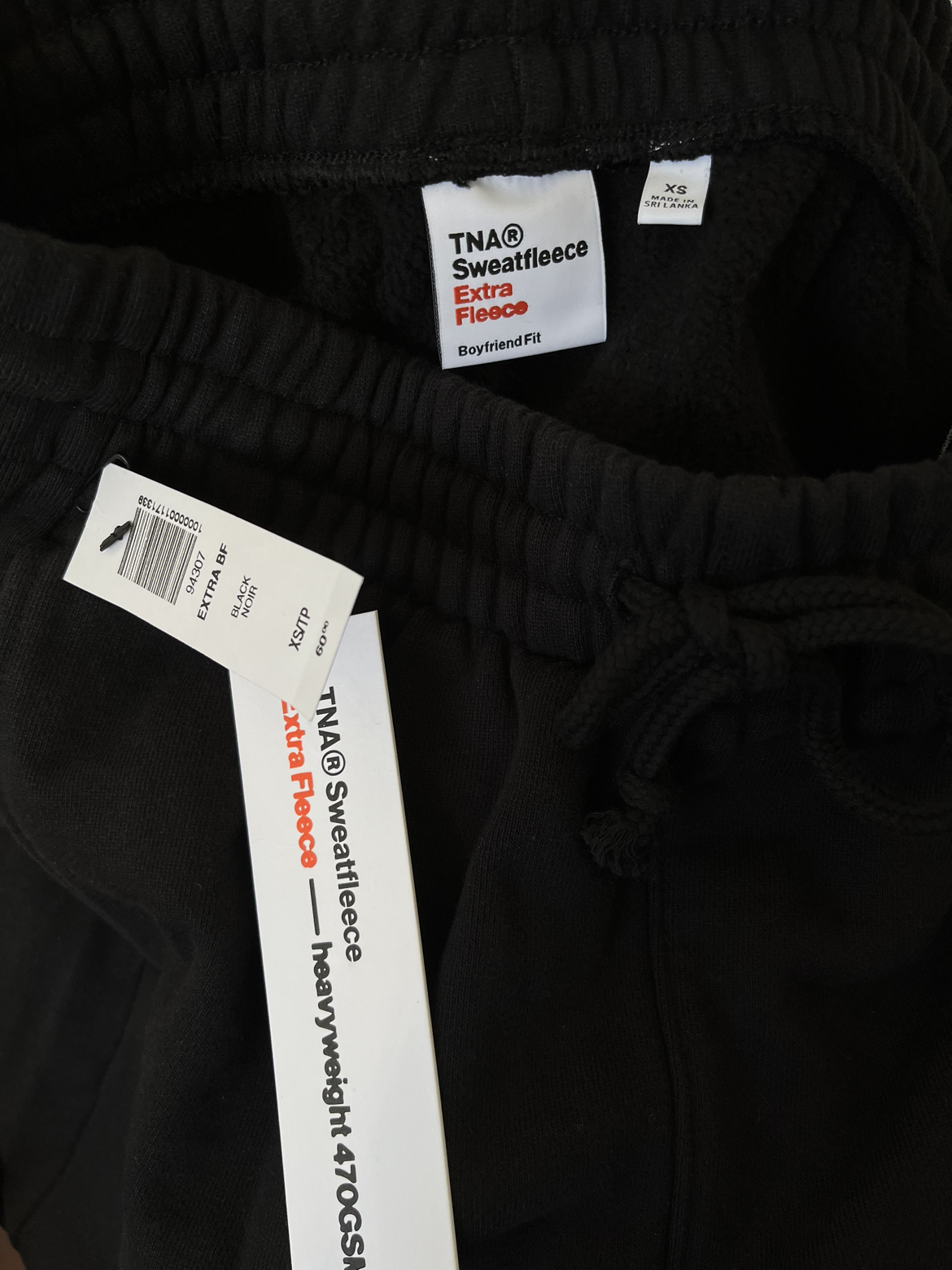 New Aritzia Fleece Boyfriend Sweatpants size xs - photo 2