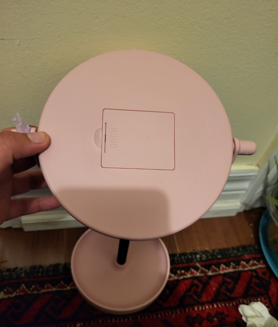 Table mirror with light image indicator(7)