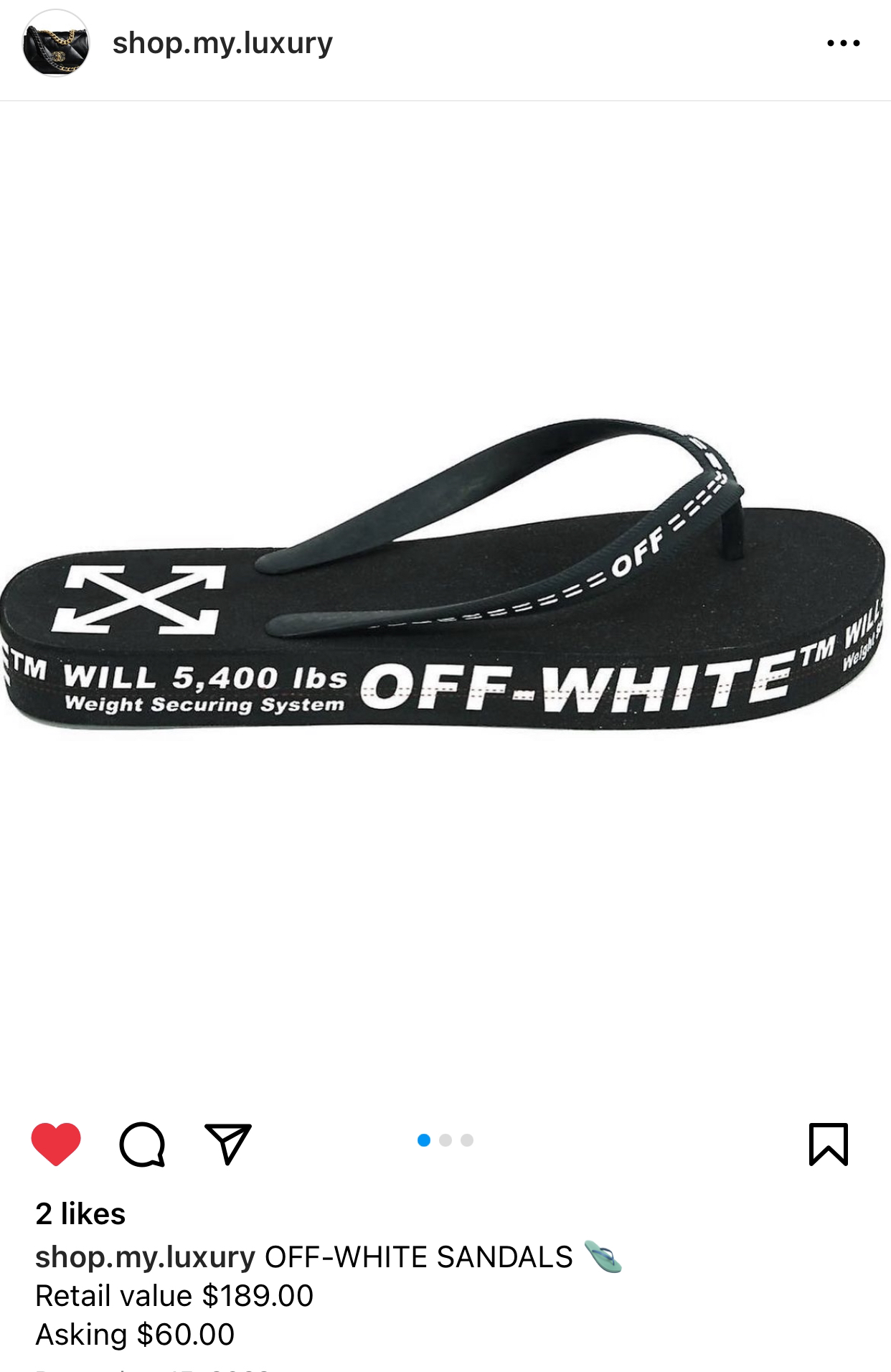 Off-white sandals - photo 3