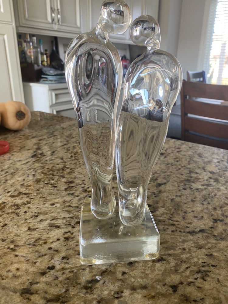Lovers Glass Decorative Statue image indicator(2)