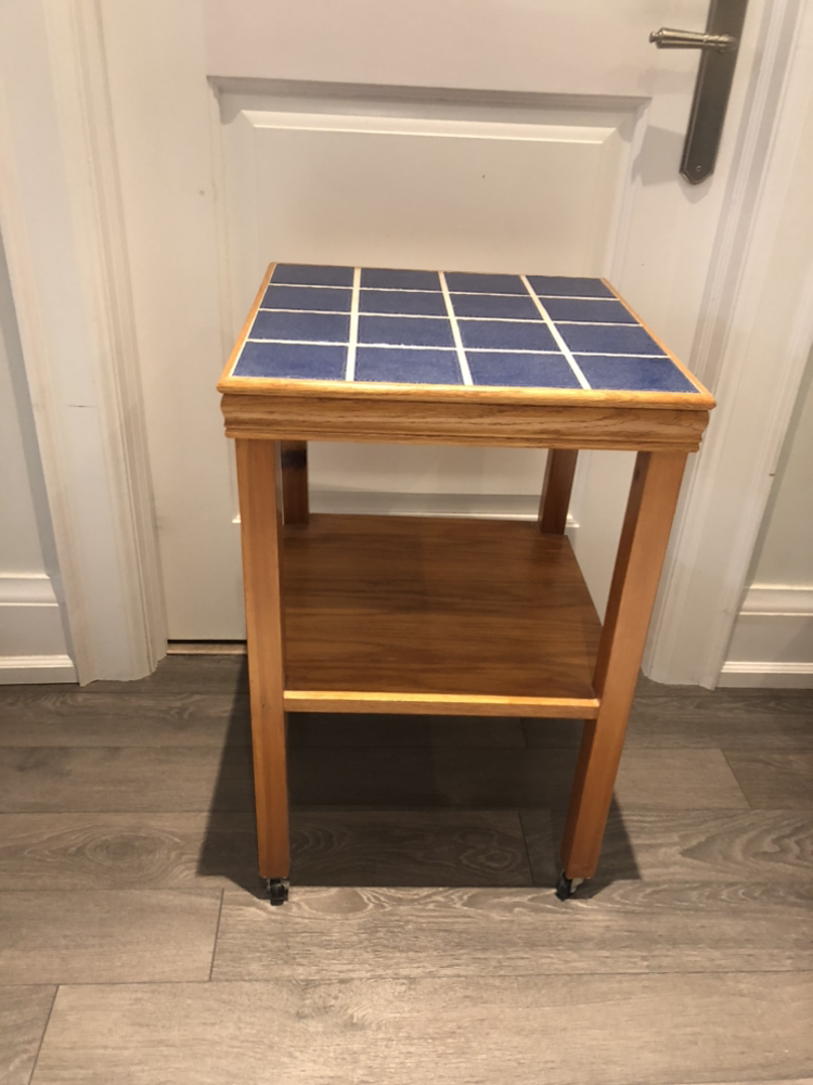 Tiled side table