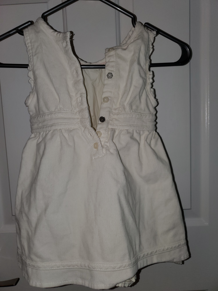 tommy hilfiger white corduroy dress size 2T image indicator(3)