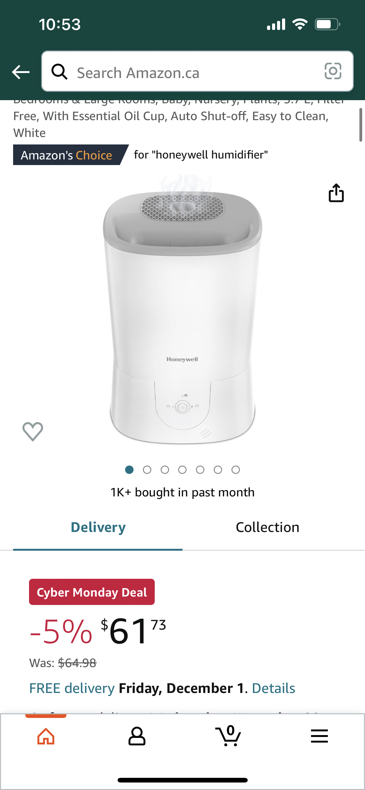 Honeywell humidifier thumbnail
