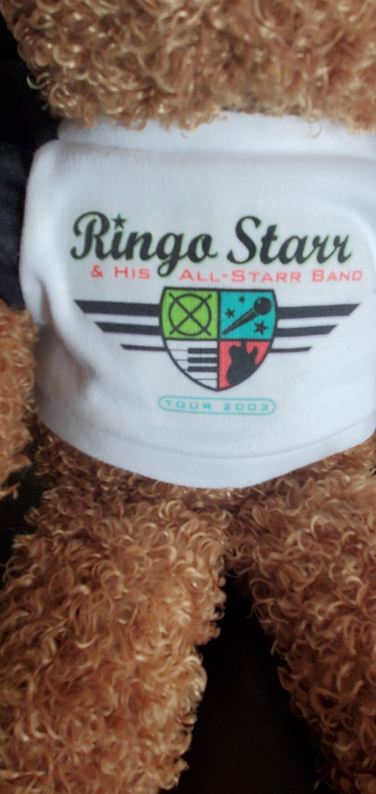 Ringo Starr 2003 Tour Merchandise Teddy Bear - photo 3