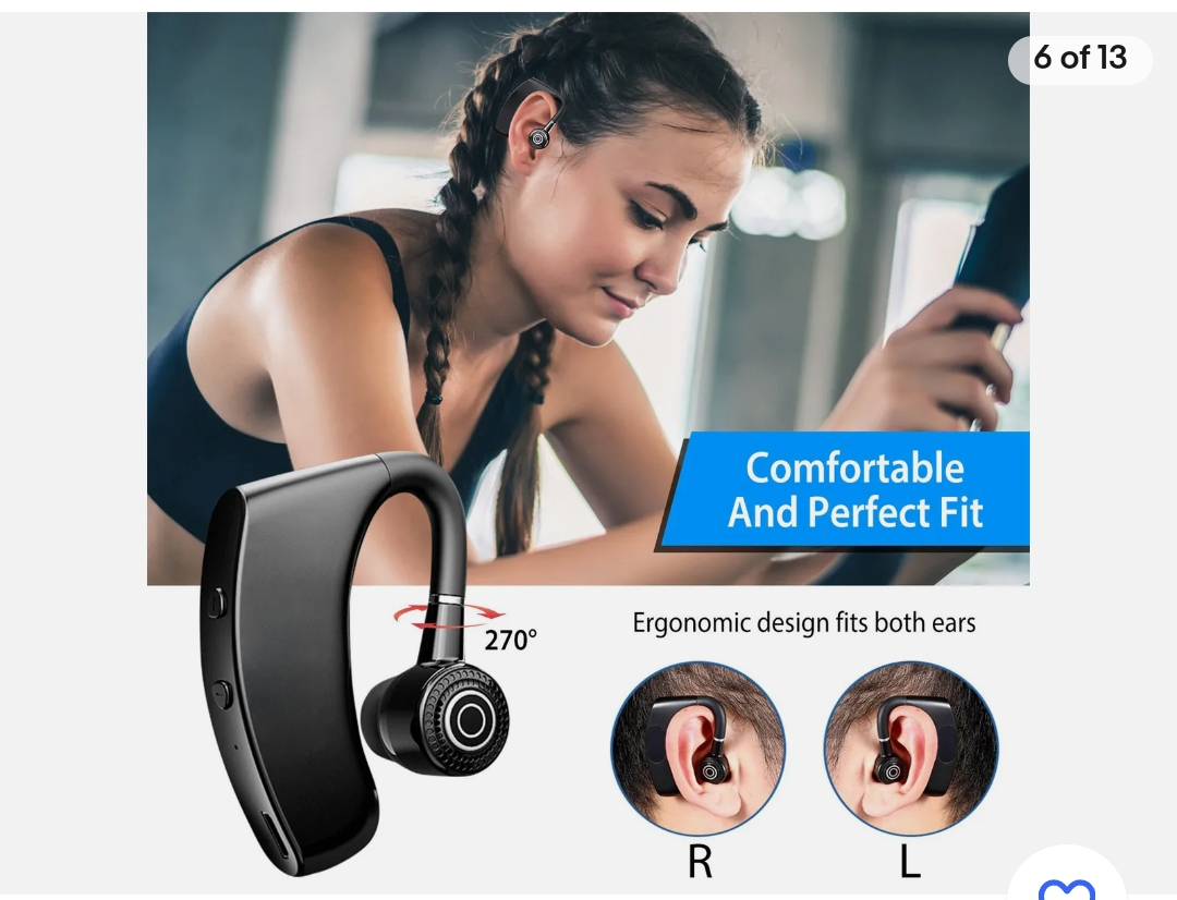 Gift Item 🎁wireless Earphone Headset Bluetooth 5.2 Stereo image indicator(3)