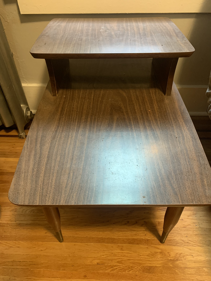 MCM style side table - photo 4