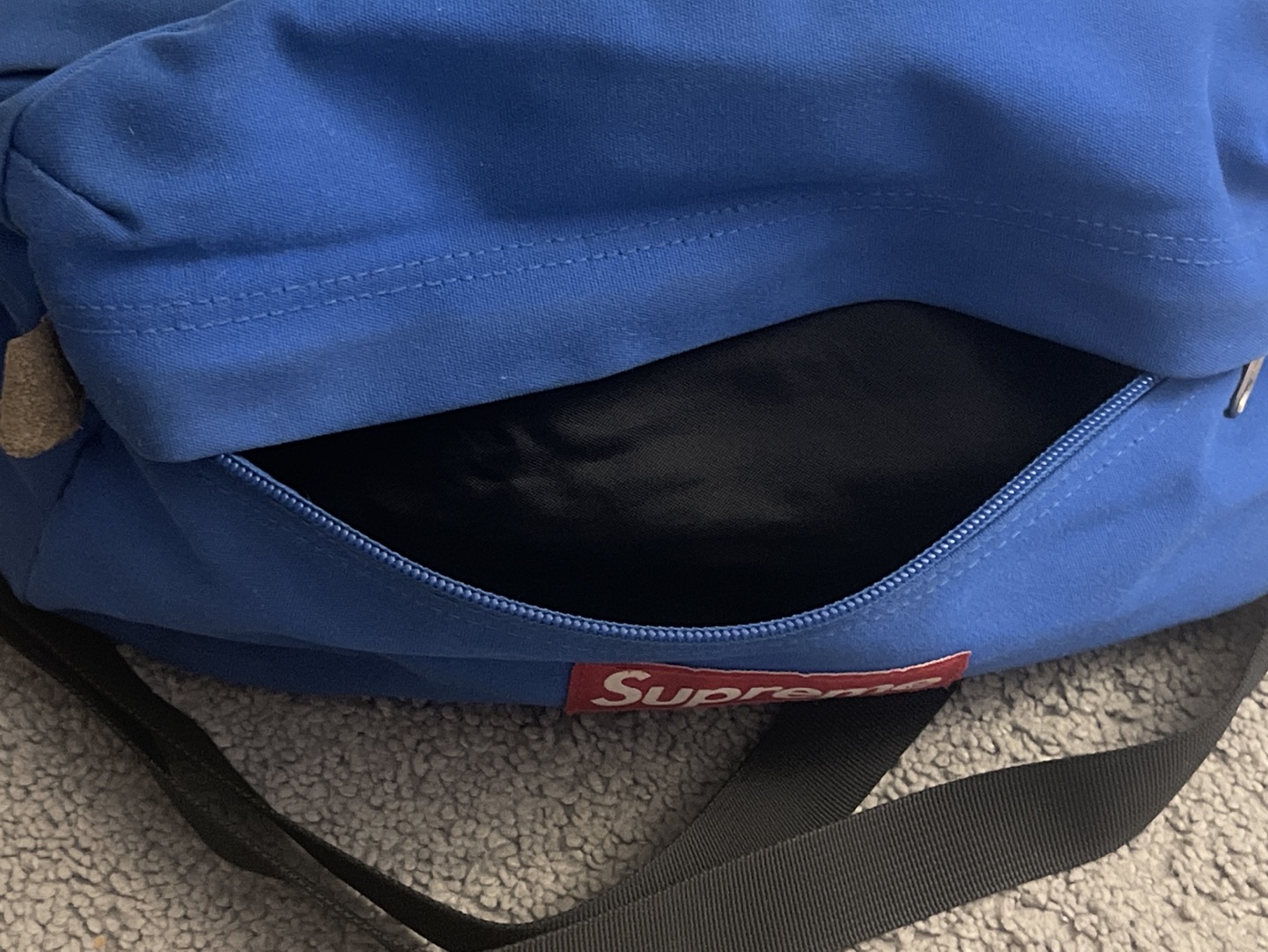 SUPREME x SUNBRELLA Shoulder Bag 09’ vintage Royal Blue - photo 5