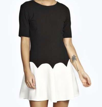 BooHoo Short Sleeve Mini Dress