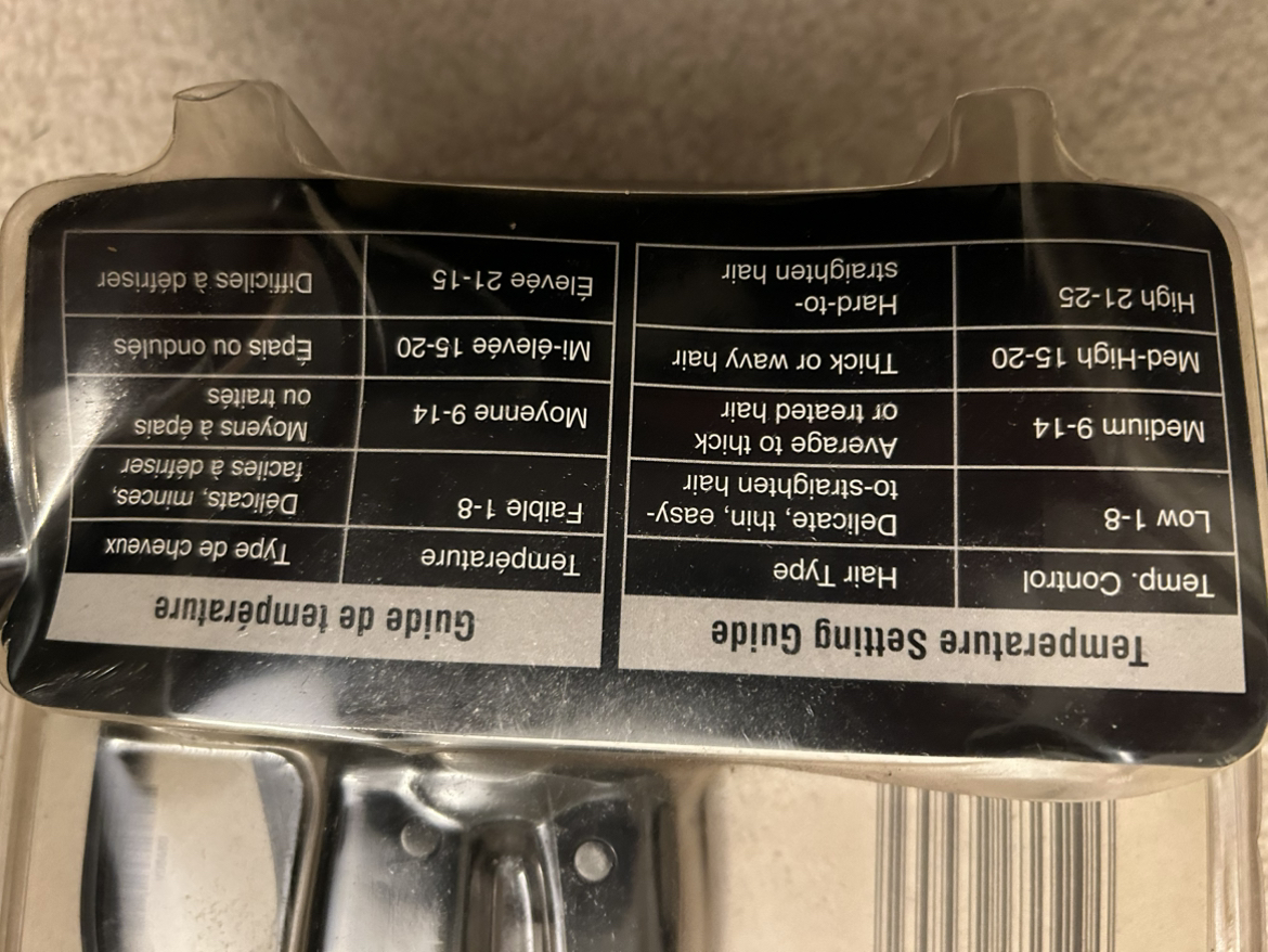 Conair 2 1/2” hair straightener❄️ image indicator(3)