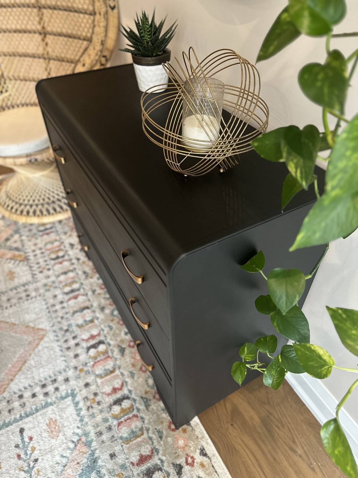 Newly Refinished Vintage Dresser image indicator(5)