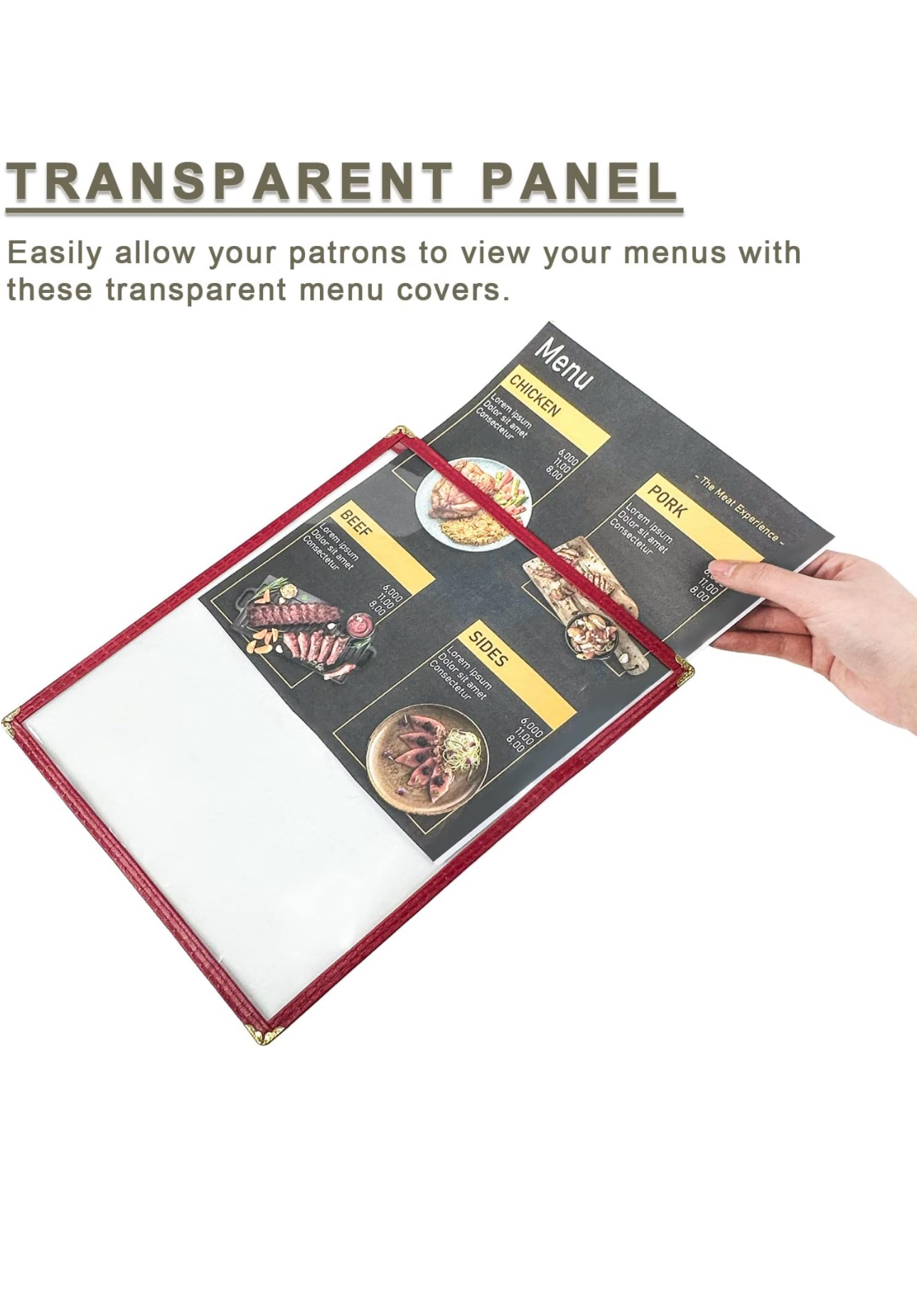 Menu or file covers - photo 2