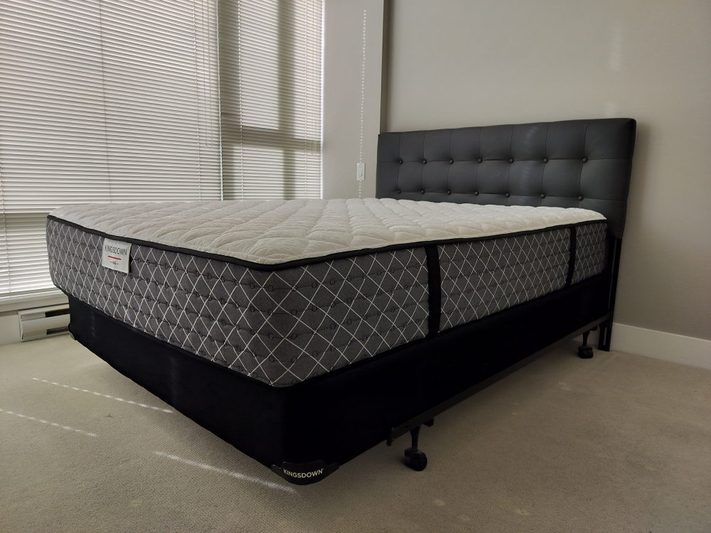 Queen Kingsdown Mattress with headboard, box spring & frame image indicator(2)