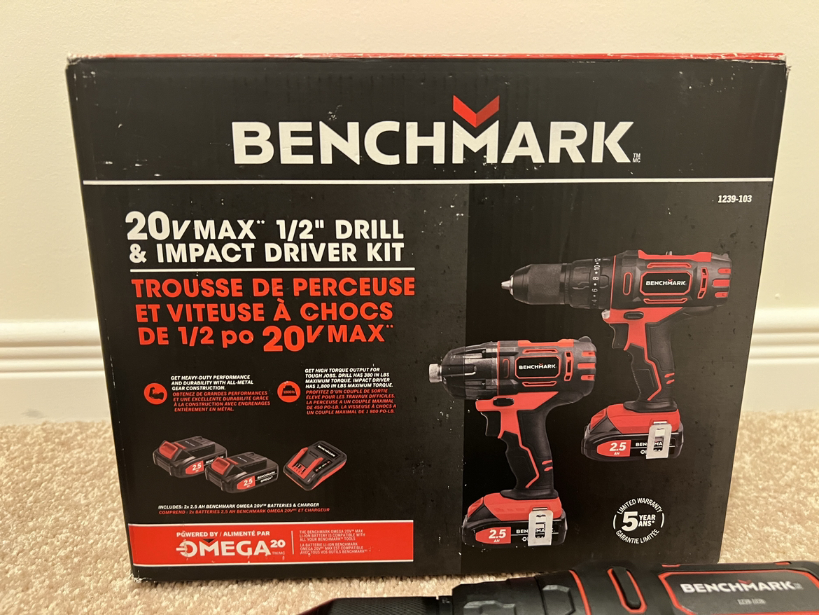 30% off Benchmark Drill/Driver/Impact Driver Combo Kit - photo 2