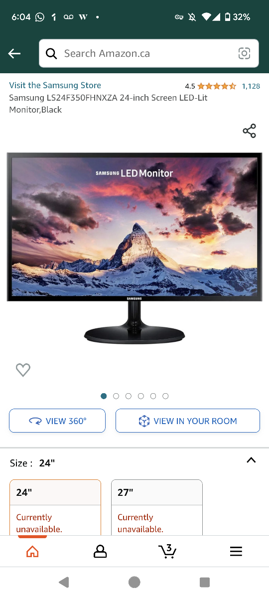 Samsung monitor 24" image indicator(2)