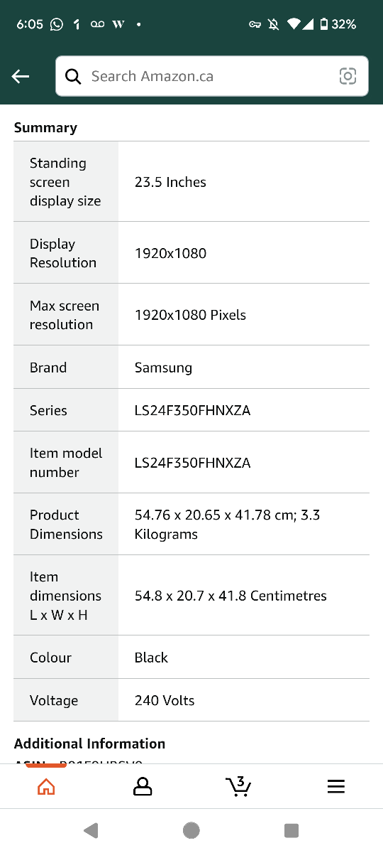 Samsung monitor 24" image indicator(5)