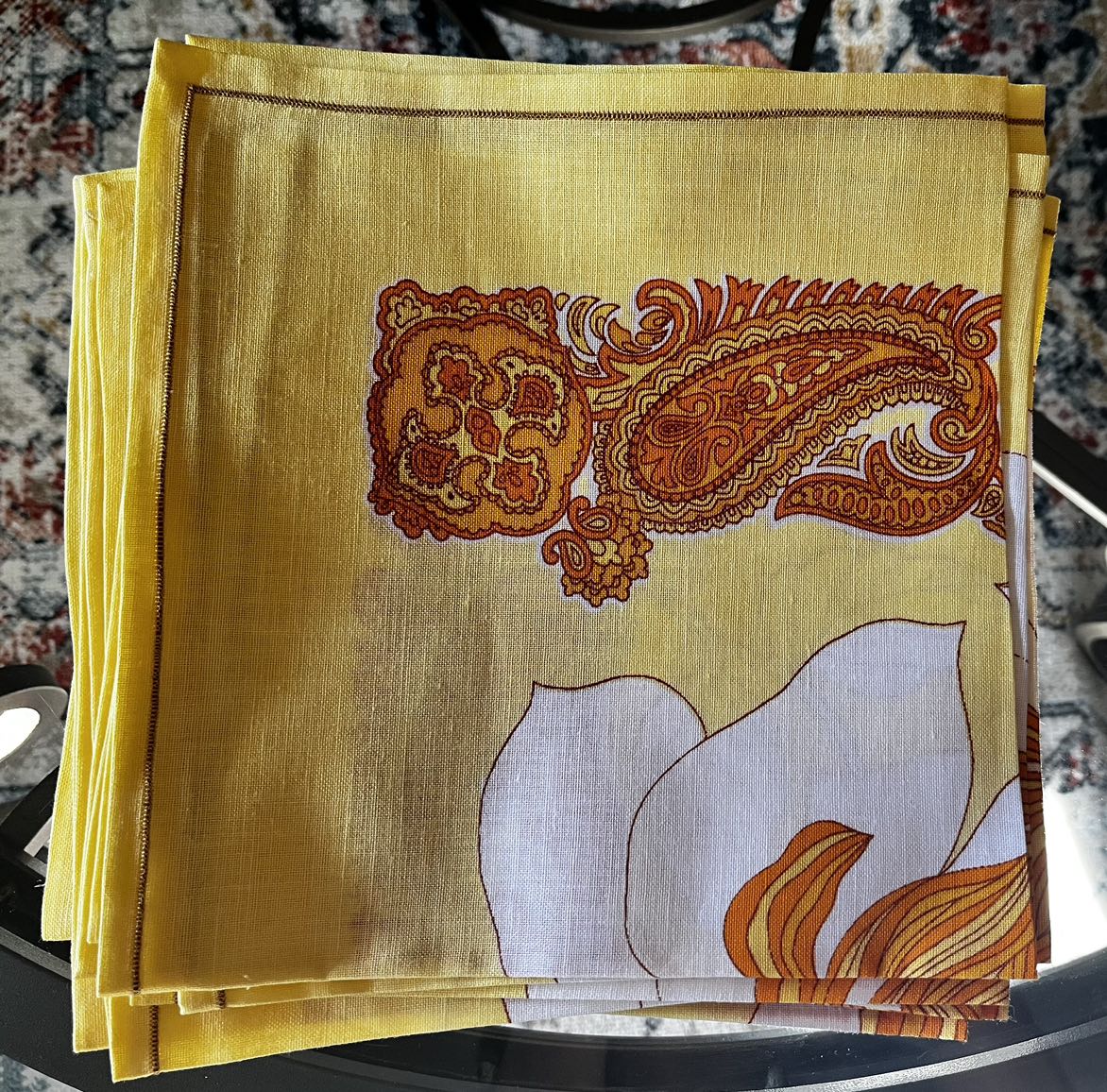 12 set Vintage napkins image indicator(2)