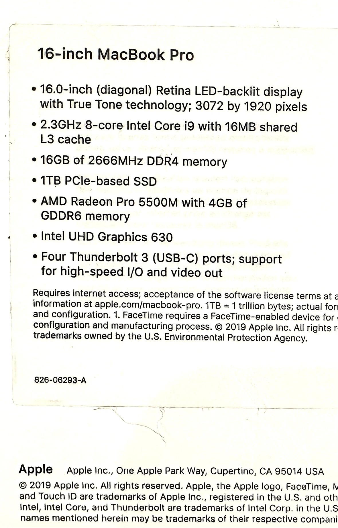 MacBook Pro 16 inch ic9 personal video editing laptop - photo 5
