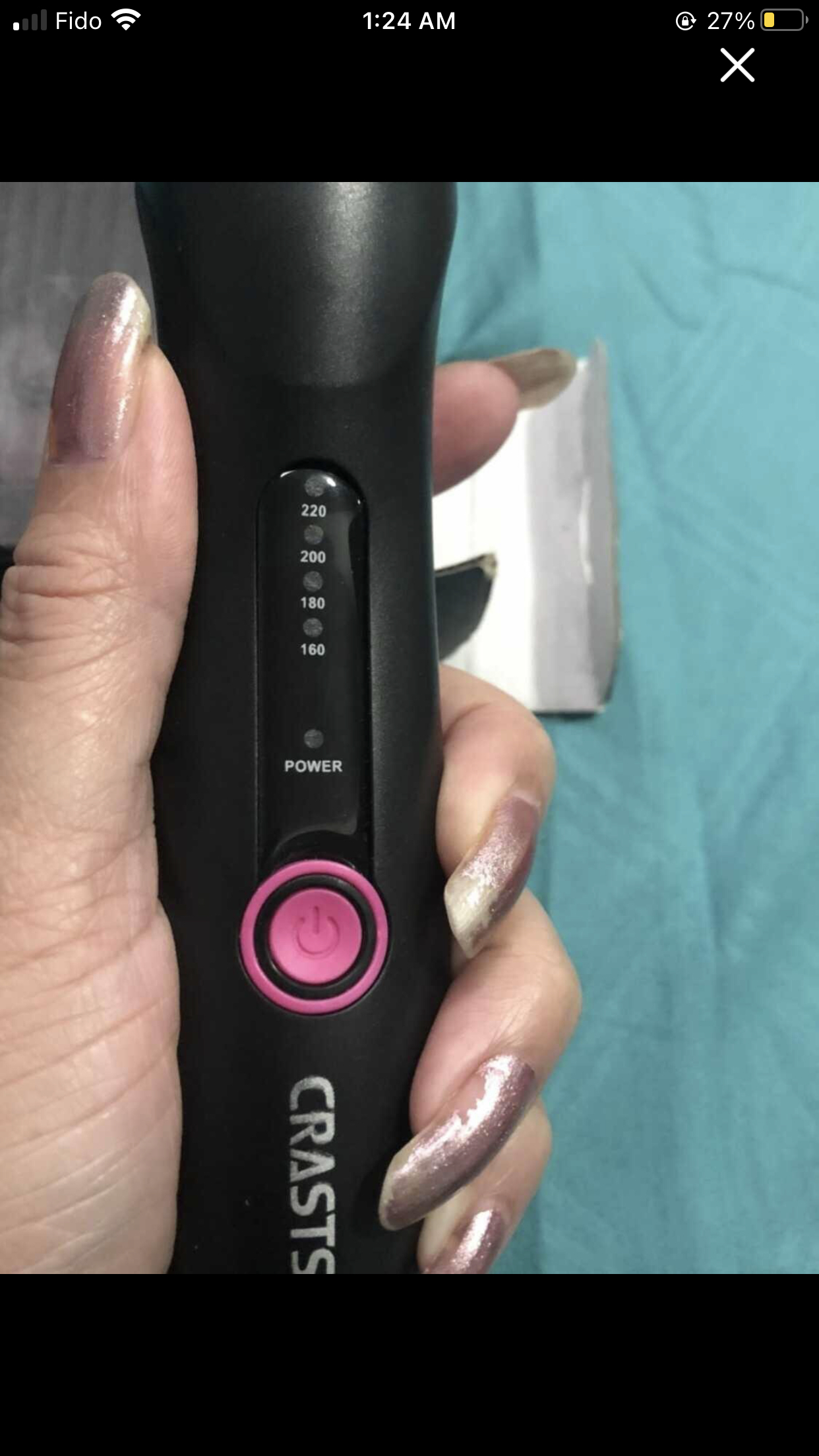 Electric straightener and dryer image indicator(2)