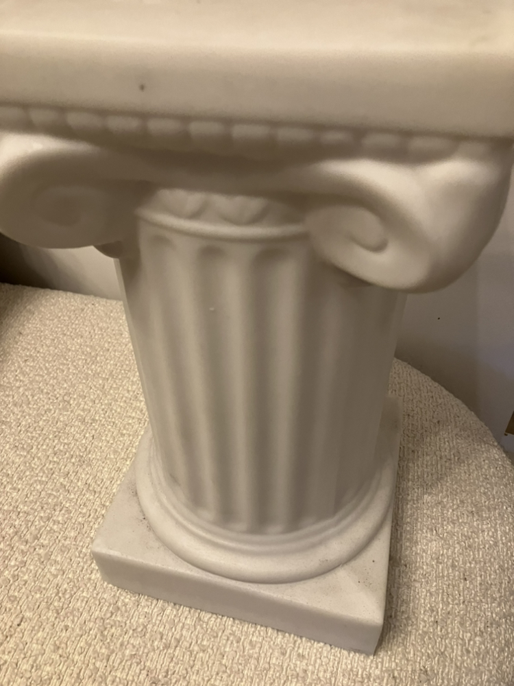 Vintage column pedestal plant stand thumbnail