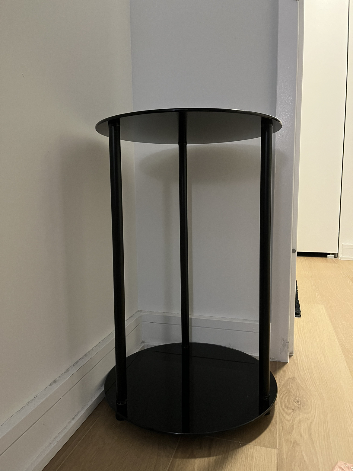 Black Glass Table - photo 3