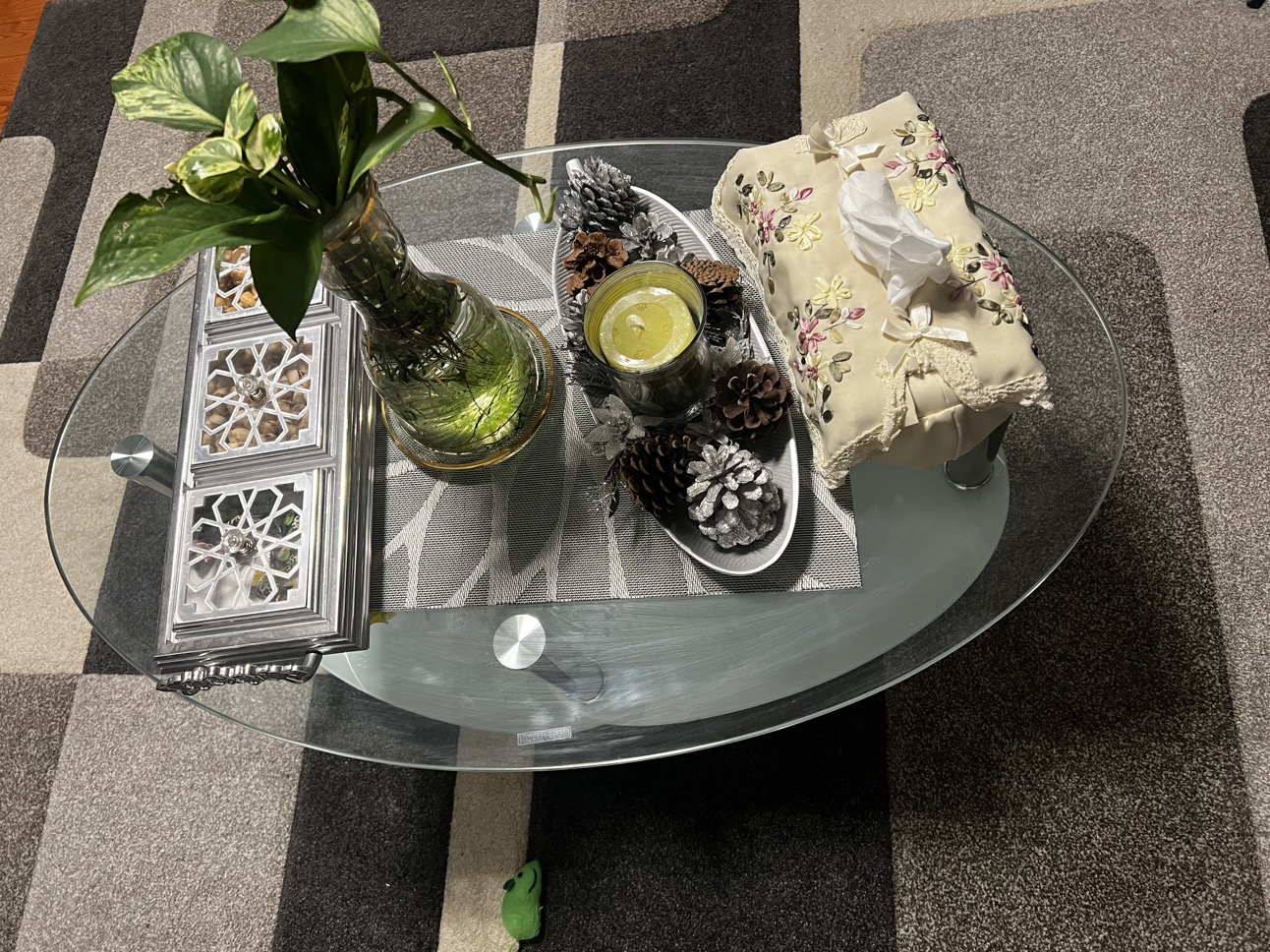 Glass coffee table - photo 2