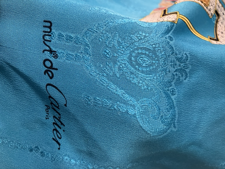 Cartier Silk Vintage scarf authentic RARE image indicator(7)