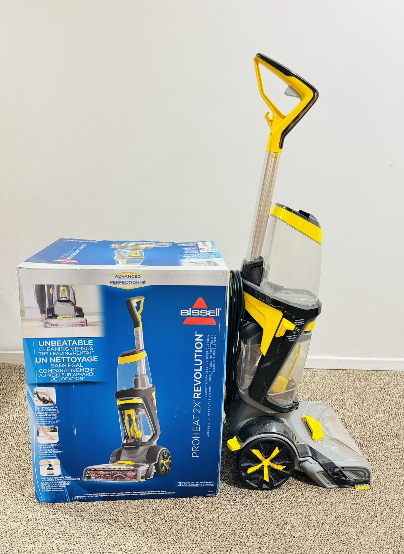 Bissell Carpet Cleaner (Yellow)