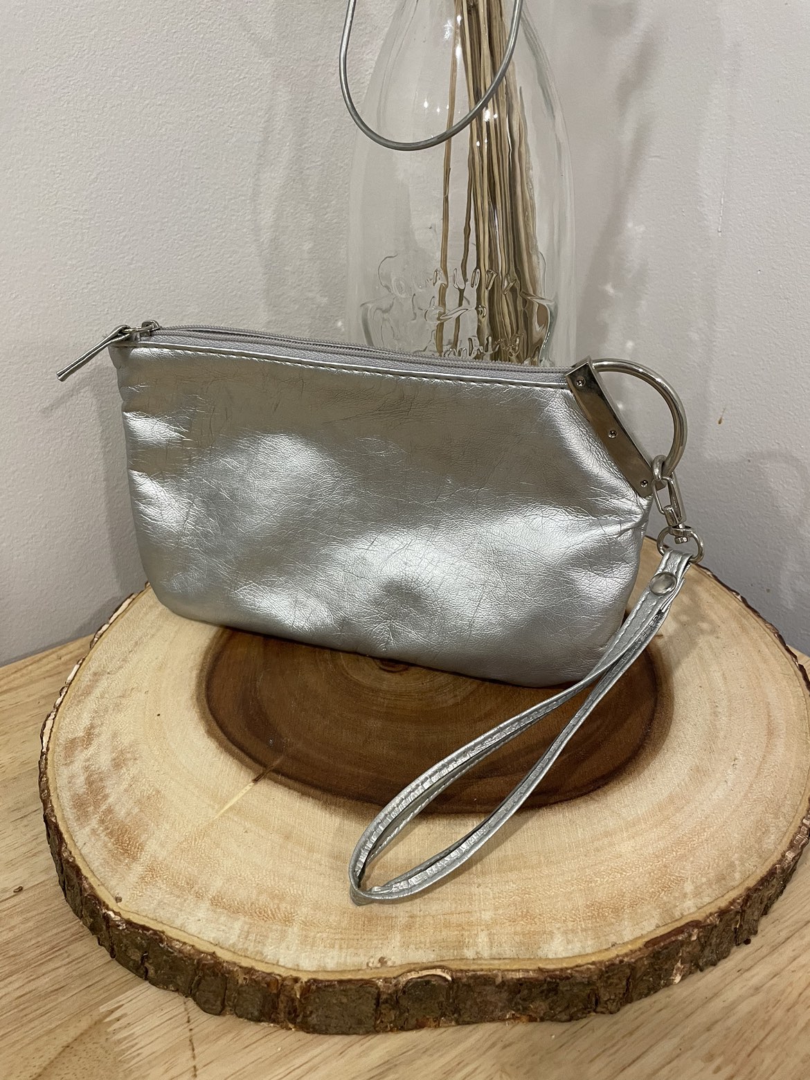Silver wristlet