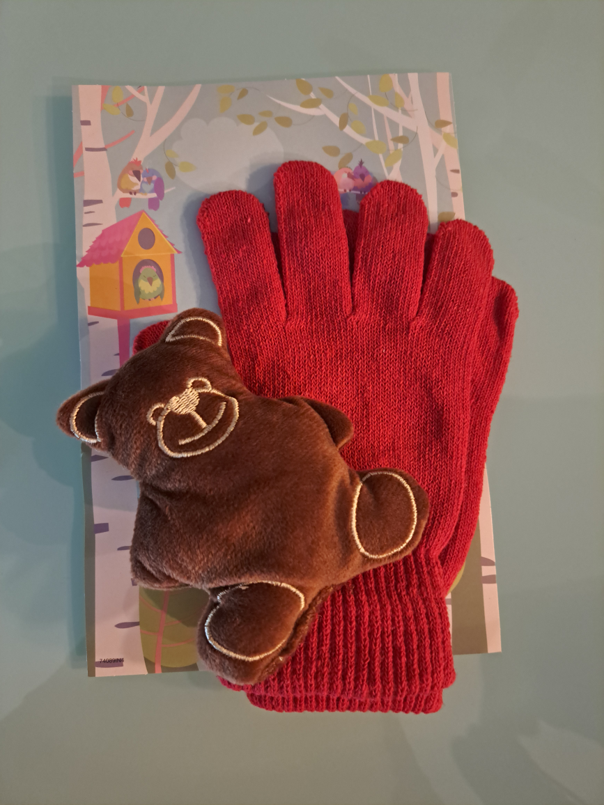 mitts and a stuffed bear #freecycle thumbnail
