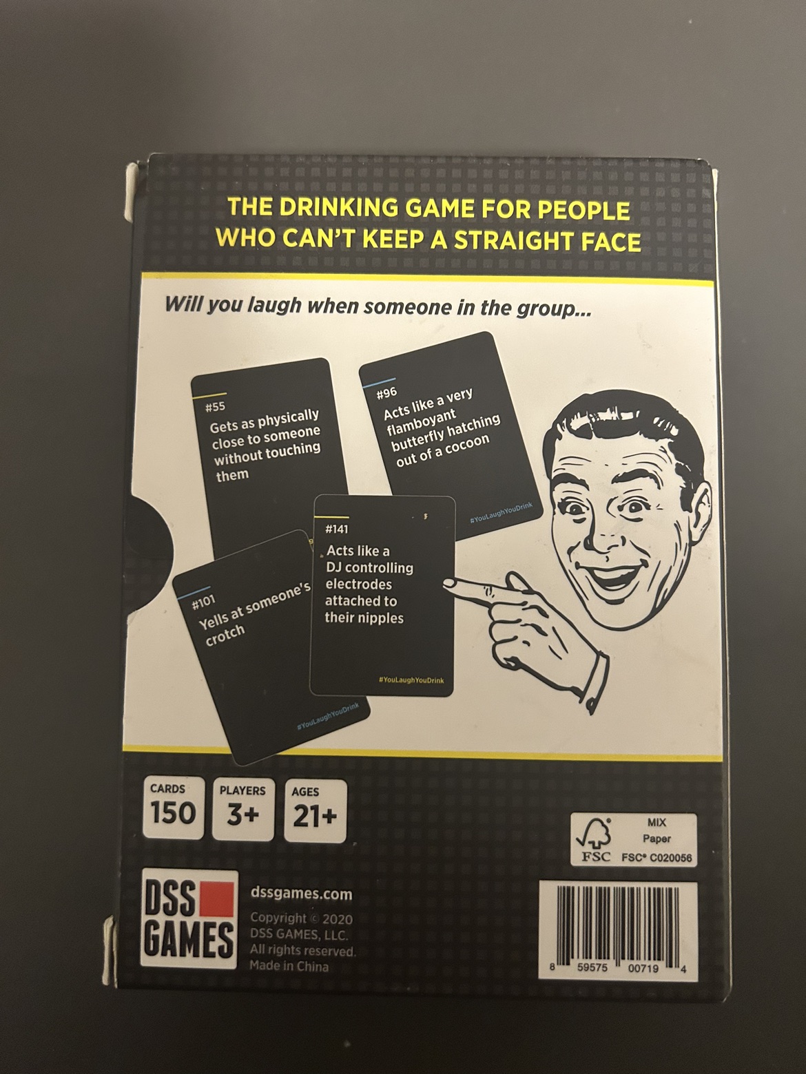 YOU LAUGH YOU DRINK DRINKING CARD GAME - photo 2
