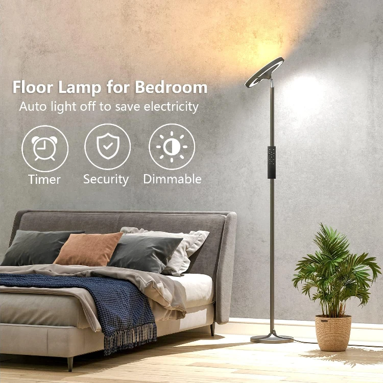 NEW Double-Sided LED Floor Lamp with Remote image indicator(5)