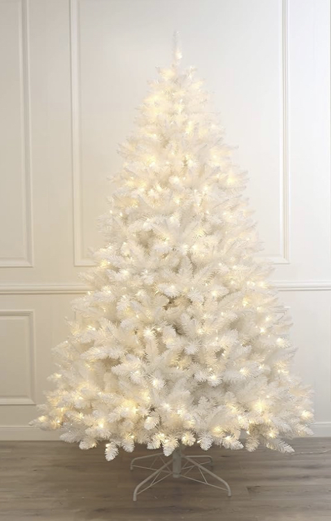 New 7ft  pre-lit Jeffery white Pine Christmas Tree - photo 2