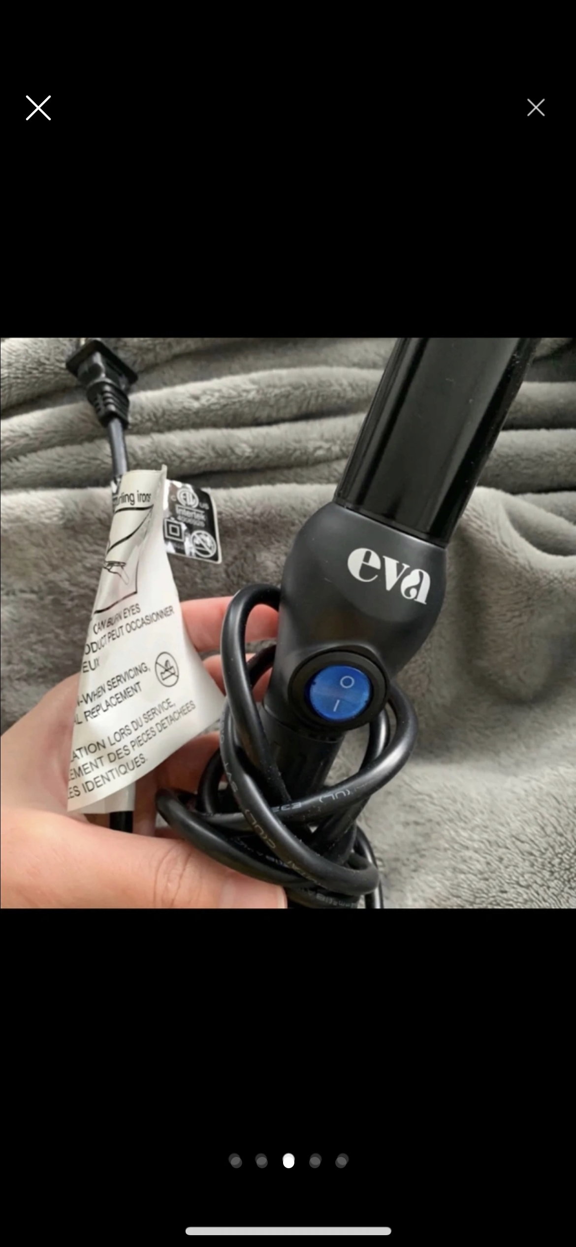 Eva Hair Curling Iron + Tresemme Volumizing Mousse + Glove 🏒 image indicator(3)