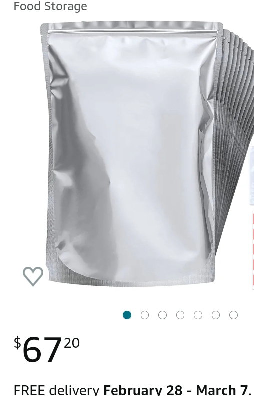 brand New food storage bags image indicator(4)