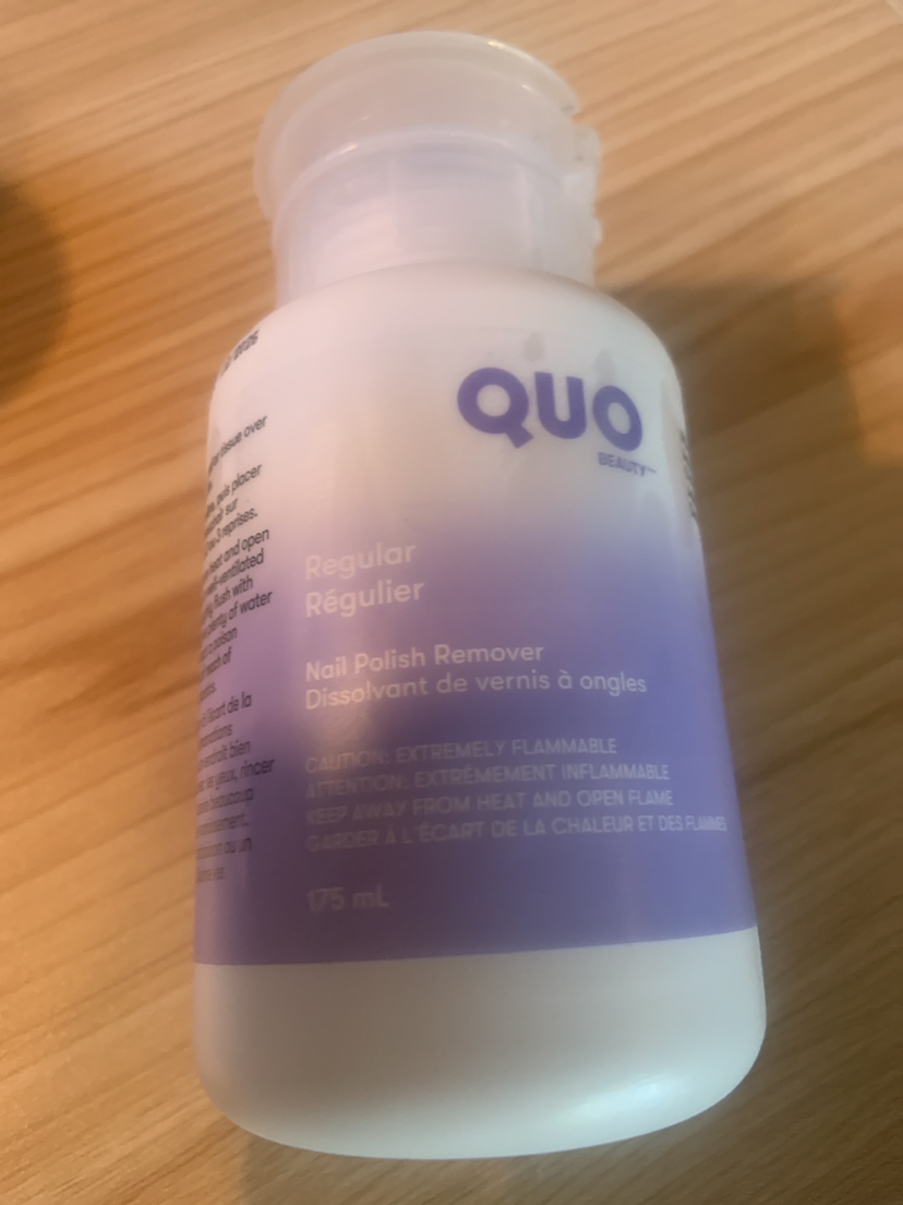 QUO Nail polish remover. Unused. image indicator(2)