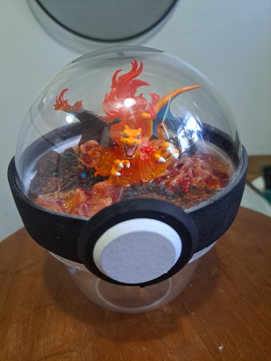 Charizard pokeball terrarium thumbnail