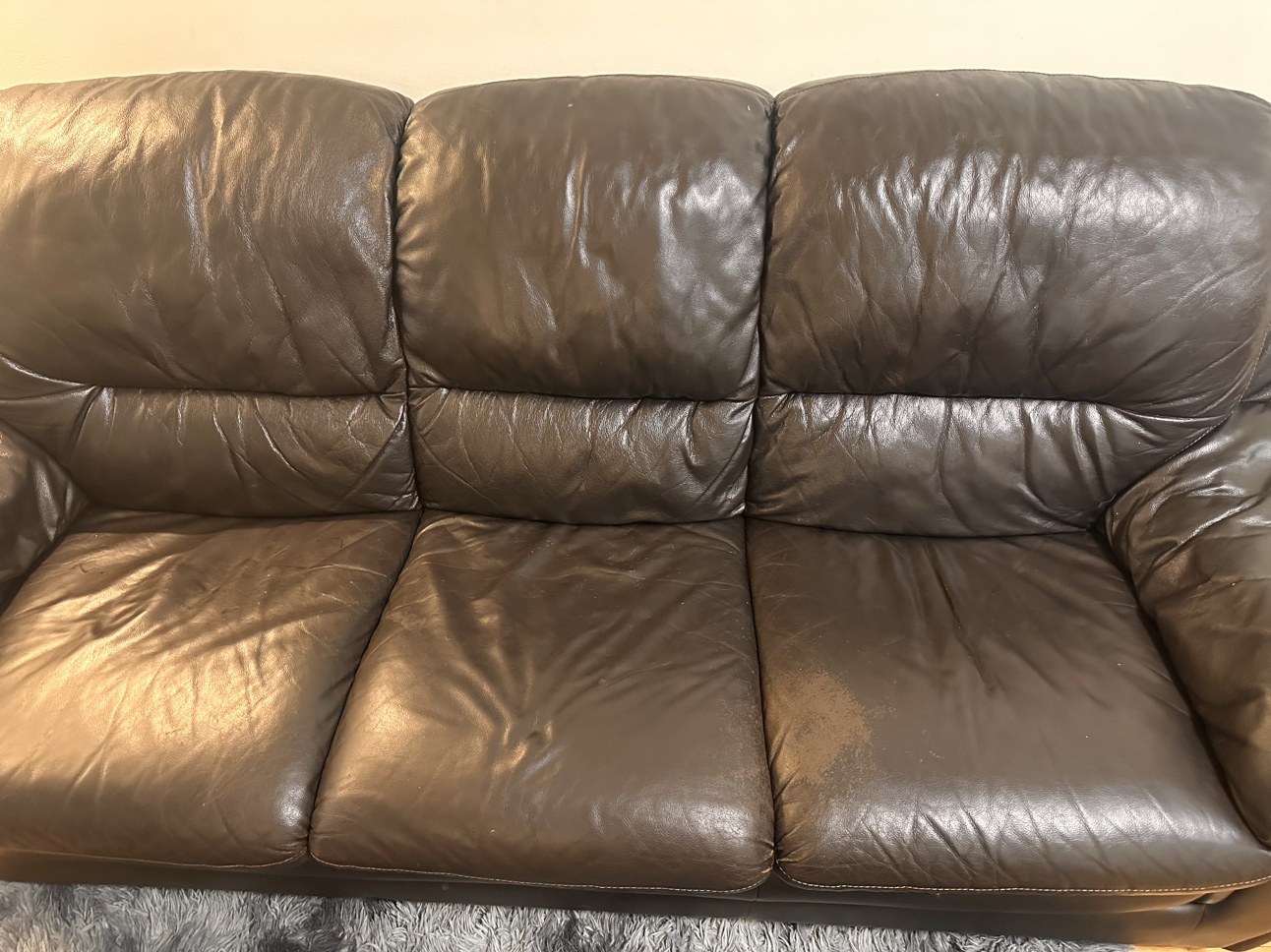 Leather sofa 3 seater from Wayfair image indicator(4)