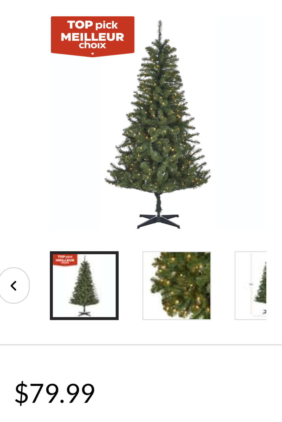 Christmas Tree  5ft pre-lit Woodbury Tree with 200 LED bulbs - photo 2