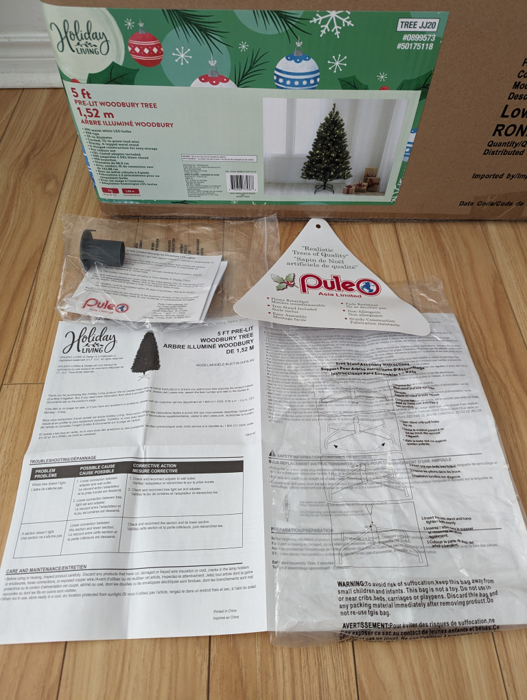 Christmas Tree  5ft pre-lit Woodbury Tree with 200 LED bulbs - photo 5