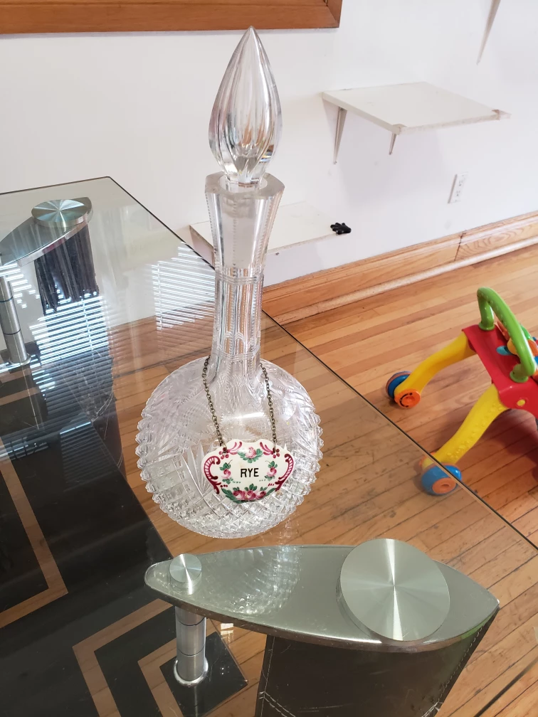 Crystal Rye Vase
