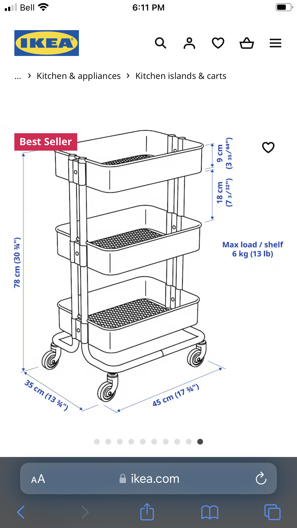 Ikea utility cart - photo 2