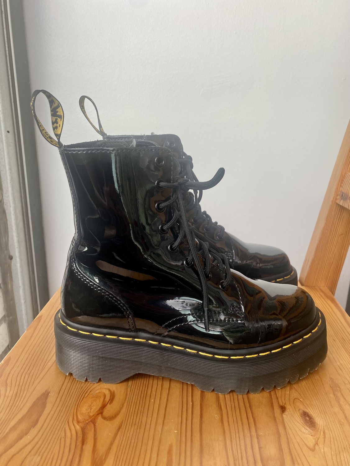 Dr. Martens Platform Leather Combat Boots image indicator(2)