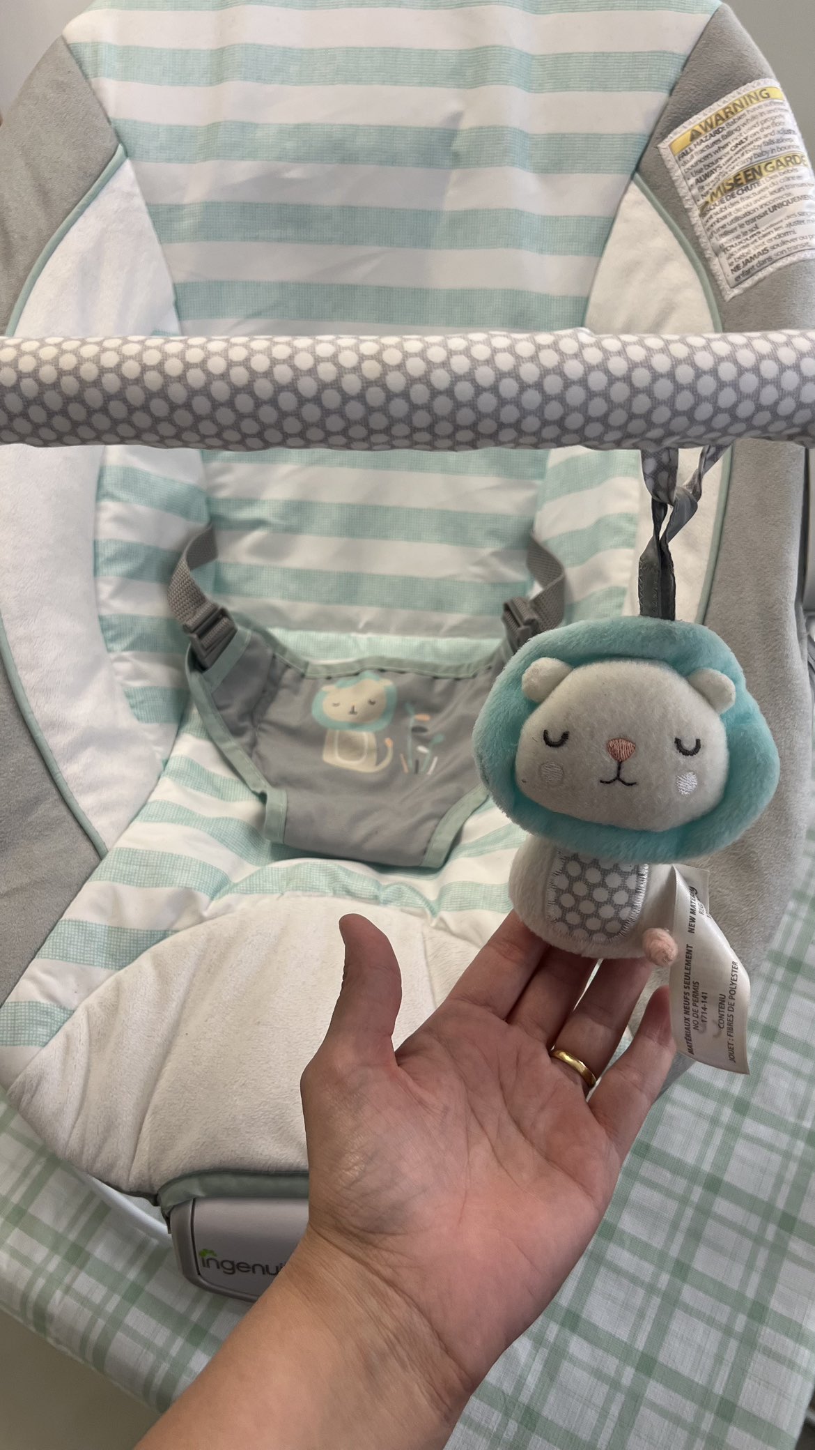 Baby Bouncer with Soothing Vibration and Music - photo 2