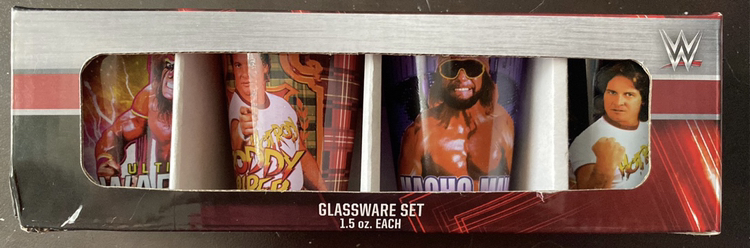 WWE Glassware Set Shot Glass 2016 thumbnail