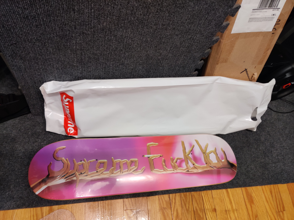 Supreme F*** You Skateboard Deck - photo 4